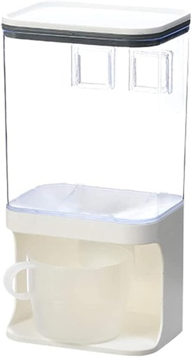 [BRSW22Q2CEAWO2QY] Wall-Mounted Dry Food Dispenser, Dispenser, for,Rice Containers C
