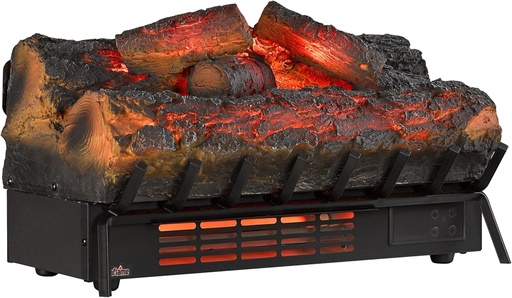 [BRSROZAFOUDRUEY3] duraflame Electric Log Set 1,000 Sq Ft Heater, Faux Logs Insert with Infrared Flames for Existing Fireplaces, Remote Control Included
