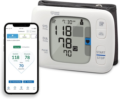 [BRSWGAL3BN6WCF3D] OMRON Gold Wireless Wrist Blood Pressure Monitor for Home Use - #1 Doctor & Pharmacist Recommended Brand - Clinically Validated - Connect App