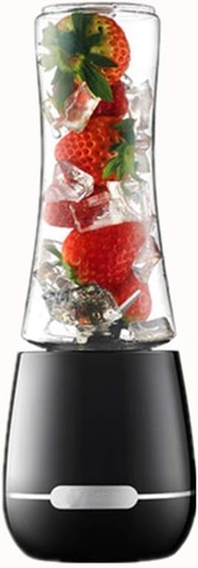 [BRSREFQYB4ORYCA4] Small Automatic Juicer with 250 Ml Bottle Blender and 4 Sharp Stainless Steel Blades Professional Nutrition Mixer Portable Fruit Processor