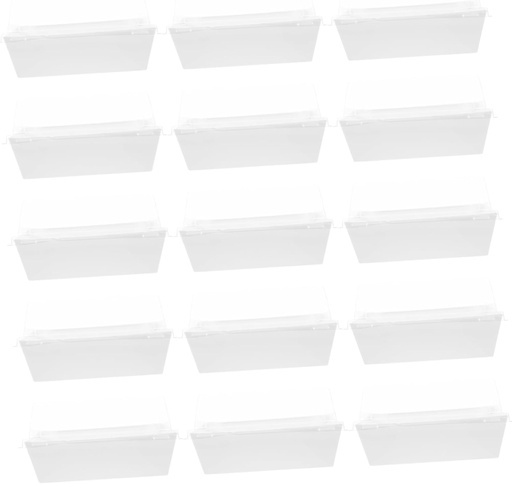 [BRSRACA5CF7GEGTD] CIYODO 50pcs Cupcake Boxes Lid Small Individual Dessert Containers for Cake Cookies and Snacks Thick Food-grade Material for Parties and