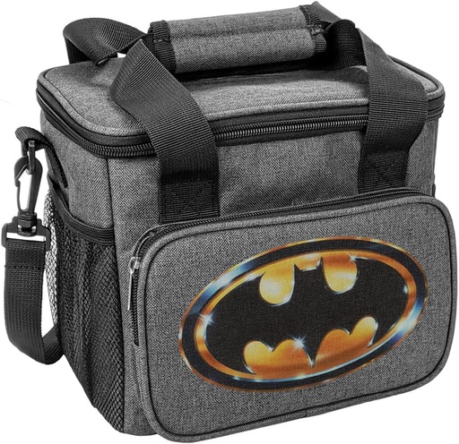 [BRSRAFT5BEPQ4ELU] Popfunk Batman 1989 Logo 2 Soft Insulated Cooler Bag, Large Lunch Bag, Lightweight, Thermal and Reusable for Office, Picnic, Beach