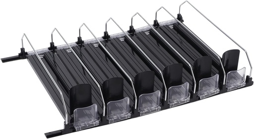 [BRSRAGQ2BZ7ROH3B] VINGVO Drink Organizer For Fridge, Can Holders For Fridge Self Pushing Soda Can Dispenser For Refrigerator Can Dispenser For Fridge with Automatic Pusher Glide Soda Can Organizer (38cm)