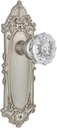 Nostalgic Warehouse Victorian Plate & Interior Crystal Door Knob