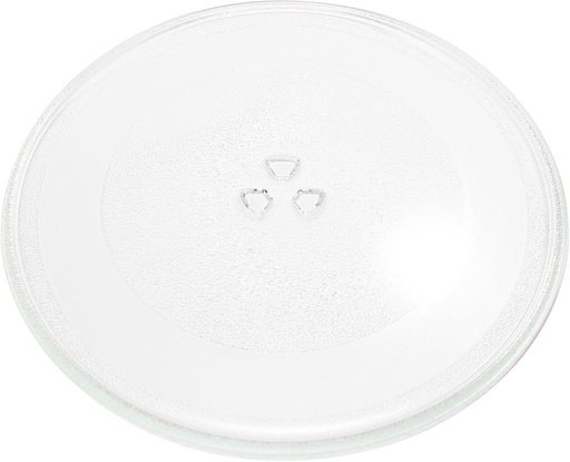 [BRSWICYGBUNGCGDK] Replacement for General Electric/G.E. JVM1540DM4WW Microwave Glass Plate - Compatible with General Electric/G.E. WB49X10129 Microwave Glass Turntable Tray - 12 3/4" (325mm)