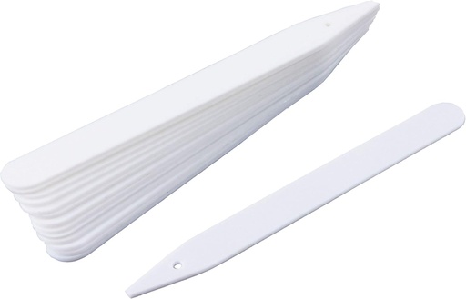 [BRSWGAIPCQHQME3D] Delatanus 6 Inch Plant Markers, White - 100pcs