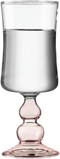 [BRSREEDRA5YAKFYV] Vintage French glass goblet, iced coffee, heat-resistant milk juice cup - light powder