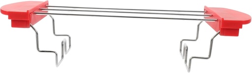 [BRSREEIYCUAROD33] BEBEMOKO Toaster Rack for Bread Warming Rack Accessory Iron Toast Holder for Toaster Kitchen Supply for Sandwiches and Grilling