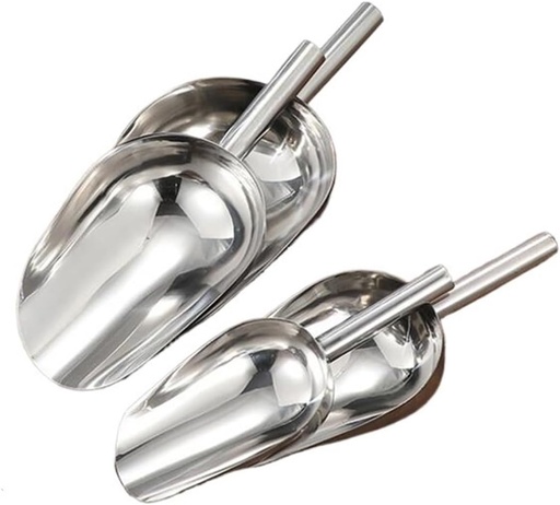[BRSREEIODMPRYG35] Stainless Steel Candy Ice Scoop - Buffet Bar Food Measuring Scoop, Kitchen Tool For Ice, Candy, Coffee, Sugar And More (1 PCS)(S)