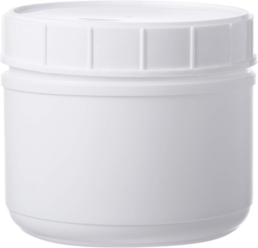 [BRSWGY37A4CR4CAU] Consolidated Plastics 42589 HDPE Canister, White, 36 oz., 12 Piece
