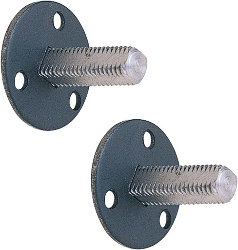 [BRSWGZIOA4FQKEYY] Renovators Supply Manufacturing Dummy Door Knob Spindle 1 in. Dummy Door Handle Spindle with Mounting Hardware Pack of 2