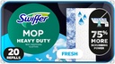 Swiffer Sweep + Mop, Wet Pads Refill, Floor Cleaner, Cleaning Cloths, Heavy Duty, Fresh, 20ct