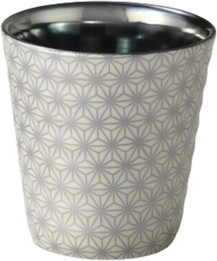 [BRSREYAPA4PBODL4] J-kitchens Cup, Rock Cup, Silver, Japanese Style Taste, 10.1 fl oz (310 ml), Microwave Safe, Made in Japan