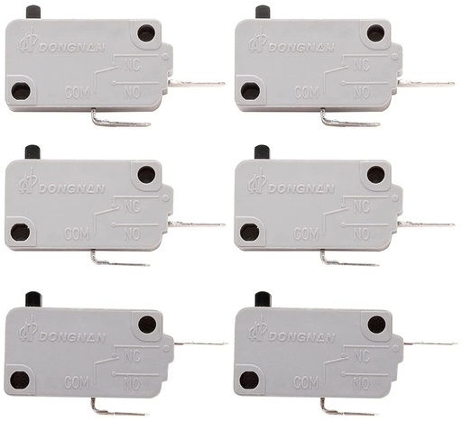 [BRSW2BAPA5YBYDLV] KW3A Microwave Oven Door Switch 16A 125V/250V Door Interloc (4 Normally Open and 2 Normally Close) (6)