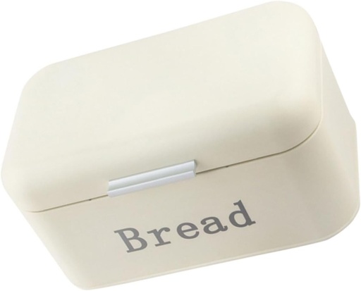 [BRSRE2YRCEFWKFD4] VINTORKY Metal Bread Box Lid Countertop Storage Organizer Airtight Kitchen Canister for Bread Snacks Fruits