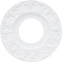 Westinghouse 7702700 Victorian Ceiling Medallion 10-Inch Dia, White Finish, 1-Pack