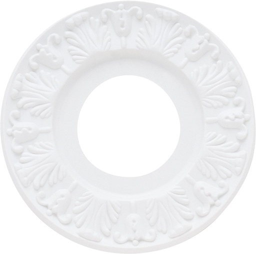 [BRSWIY3YOAGAEAI7] Westinghouse 7702700 Victorian Ceiling Medallion 10-Inch Dia, White Finish, 1-Pack