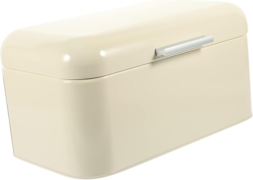[BRSREHYPDN6GEYL2] ABOOFAN Countertop Bread Box with Cover Iron Bread Storage Container for Kitchen Capacity Food Canister Fingerprint Resistant Surface Suitable for and Fruits