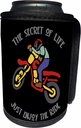 Can Cooler Bottle Wrap - Cool Colorful Dirt Bike Off Road Motorcycle enjoy the ride Sports and Hobbies