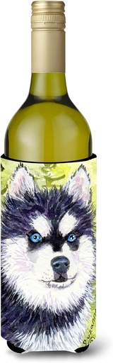 [BRSWIGI2CIOBQ2TA] Caroline's Treasures SS8695LITERK Klee Kai Wine Bottle Hugger Bottle Cooler Sleeve Hugger Machine Washable Collapsible Insulator Beverage Insulated Holder