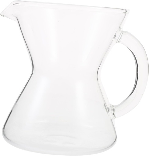 [BRSRE2YNBEJR6ETU] ABOOFAN Mini Glass Coffee Pot 300ml Portable Coffee Maker Handle Multi-functional Teapot for Home and Travel Versatile Glass Kettle for Brewing and Serving