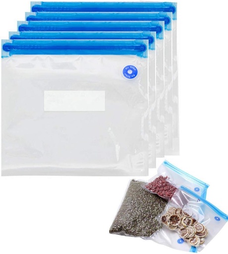 [BRSWYZYQAQCGKDY3] Vilihkc 10pcs Handy Portable Sealing Food Vacuum Sealer Bags Machine Kitchen Always fresh seal vac Heat Sealing Machine(NO Hand Pump)