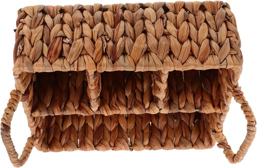 [BRSRAGA3BEMQOYLP] LABRIMP Organizing Woven Basket Storage Basket for Silverware Cutlery Organizer Design Decorative Desktop Holder