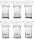 東洋佐々木ガラス Toyo Sasaki Glass 09112-78 Cold Sake Glass, 4.3 fl oz (110 ml), Kiriko Cup, Susuki and Moonkiriko, Made in Japan, Pack of 6