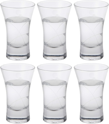 [BRSWIFAGBF4GOALM] 東洋佐々木ガラス Toyo Sasaki Glass 09112-78 Cold Sake Glass, 4.3 fl oz (110 ml), Kiriko Cup, Susuki and Moonkiriko, Made in Japan, Pack of 6