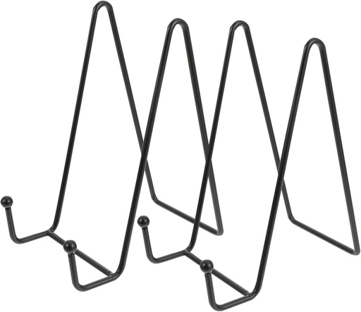 [BRSREFL6CABGGGT6] OHPHCALL 2Pcs Easel Plate Display Stand for Decorative Plates Books and Photos Stable Frame Holder for and Table Displays