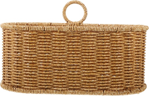 [BRSREYL6DF5QAH35] LIGIGWASH Woven Wall Hanging Basket for Kitchen Storage for Garlic Eggs and Vegetables Versatile Hanging Flower and Fruit Organizer Easy to Clean and Maintain