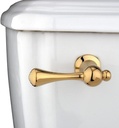 Kingston Brass KTBL2 Buckingham Front Mount Toilet Tank Lever, Left/Right Installation in Polished Brass
