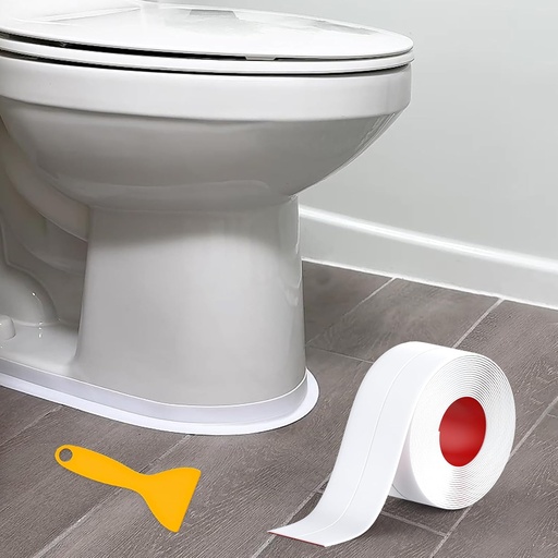 [BRSROBL4B4AQYD32] Digtokore Caulk Tape, Self Adhesive White Caulking Tape Sealant Strip, Waterproof Bathroom Shower Bathtub Toilet Caulk Strip with Sealing Tool(1.5" x10.5Ft)