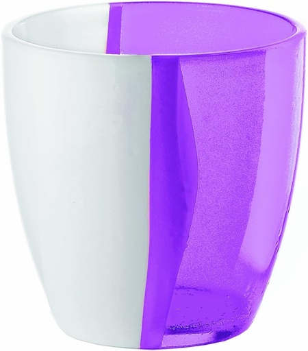 [BRSWIZQFCN5AA3LU] Guzzini Happy Hour 11-3/4-Ounce Two Tone Water Glass, Violet