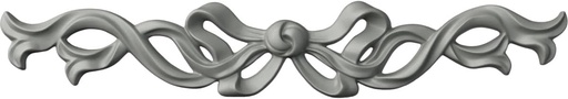 [BRSWIGL6CEHAGCTM] Ekena Millwork 17 1/8"W x 3"H x 7/8"P Versailles Large Ribbon with Bow Center Onlay
