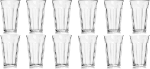 [BRSWGGATBMBGCA37] Duralex Picardie Clear Tumbler 16 3/4 Ounces Set of 12