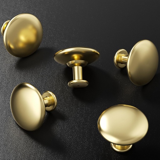 [BRSROBQNB4CQ4YI3] GipGiper 5 Pack Cabinet Knobs Brass Dresser Drawer Knobs Cabinet Handles Door Drawer Pulls for Kithchen Closets