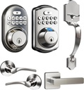 Veise Keyless Entry Door Lock with Handle Set
