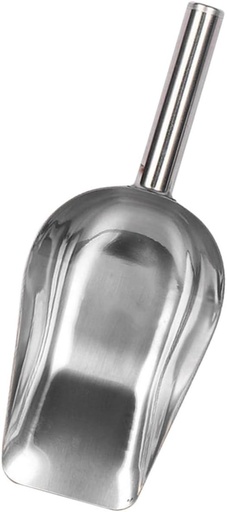[BRSRAGIKOUCBQDIY] OKUMEYR Portable Stainless Steel Utility Scoop for Ice Pet Food Multi-functional Shovel for Kitchen Use Dishwasher Safe Design