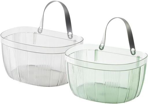 [BRSRABAEOF7B6C3D] Unomor 2pcs Hanging Storage Baskets Baskets for Kitchen Bathroom Wall Storage