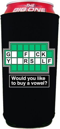 [BRSRMYD2OIIAYG3L] Go F Yourself 24/25oz. Can Coolie (Black)