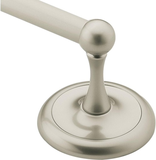 [BRSWIYYMBEIBC3DE] Moen BP5318SN Yorkshire 18-Inch-Towel Bar, Satin Nickel
