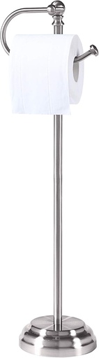 [BRSWGGQQCRYWYG3D] SunnyPoint Classic Bathroom Free Standing Toilet Tissue Paper Roll Holder Stand