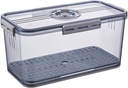 Innovative Bread Saver With Tight Seal Lid Convenient Bread And Dry Good Storage Boxes With Freshness Tracking Lid