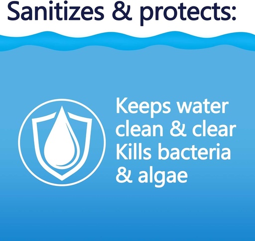 [BRSRAFAKPN6GKD3F] 5LB Bromine Tablets for Hot Tubs & Spas –1 inch Fast Dissolving, Low Odor, Long-Lasting Sanitizer