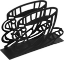 Zerodeko Classic Coffee Cup Shape Napkin Holder Sturdy Tabletop Dispenser for Kitchen and Dining Decor Modern Design for Home and Cafe Use Black