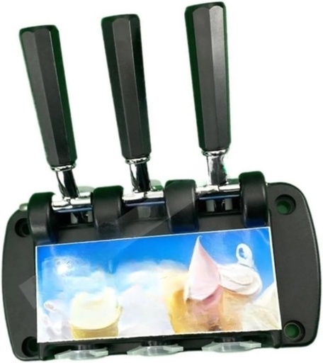 [BRSRAHATAQARO3Y4] 1 Set Front Panel Ice Cream Discharge Face Door，Compatible for MK Ice Cream Maker Accessories