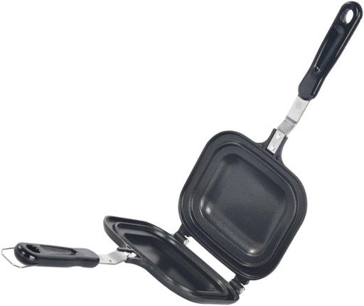 [BRSREYARCF7BEF3F] Egg Frying Pan Double Sided Sandwich Maker Non-stick Pan Bread Baking Plate Easy to Use