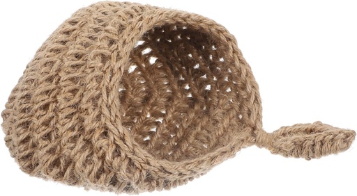 [BRSREH36BYBAMAI3] OUNONA Bohemian Hanging Wall Basket Jute Teardrop Planter Stylish Fruit Vegetable Storage Organizer for Kitchen Living Bedroom with Handwoven Craftsmanship