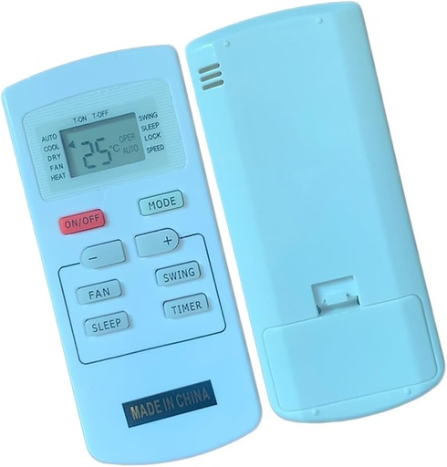 [BRSROCAYBUNBYADX] Replace Remote Control for Soleus Air P-KY80-36 KY-80 SG-PAC-08E3 GL-PAC-08E4 SG-PAC-08E4 GM-WAC-10ESE-C GM-WAC-12ESE-C SG-TTW-12HC-26 Air Conditioner